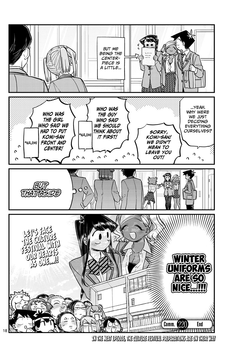 Komi-san wa Komyushou Desu chapter 220 - page 10