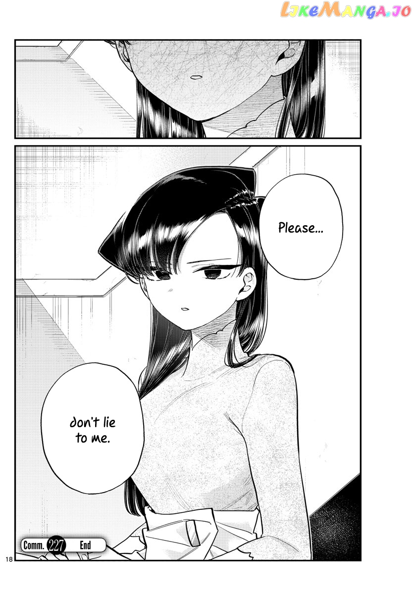 Komi-san wa Komyushou Desu chapter 227 - page 18