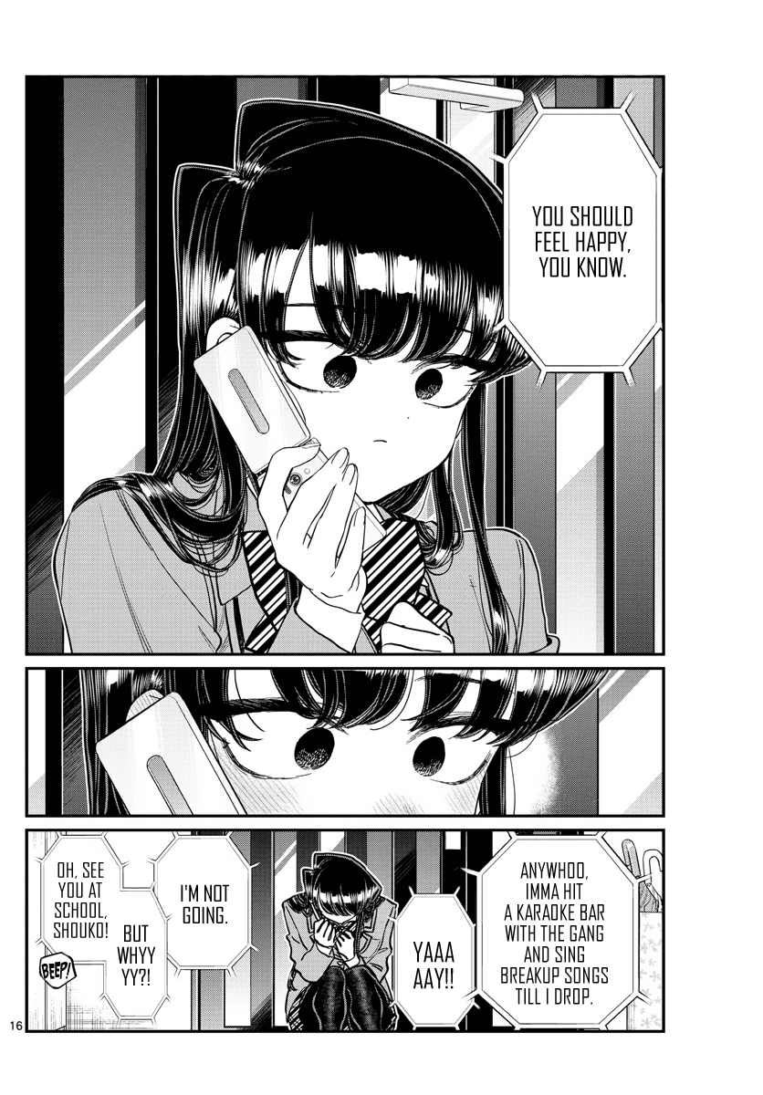 Komi-san wa Komyushou Desu chapter 303 - page 16