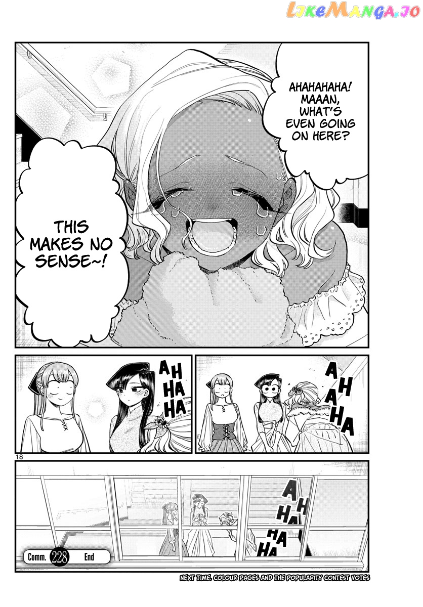 Komi-san wa Komyushou Desu chapter 228 - page 18