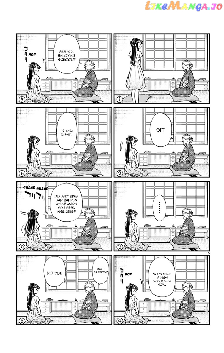 Komi-san wa Komyushou Desu chapter 45 - page 15