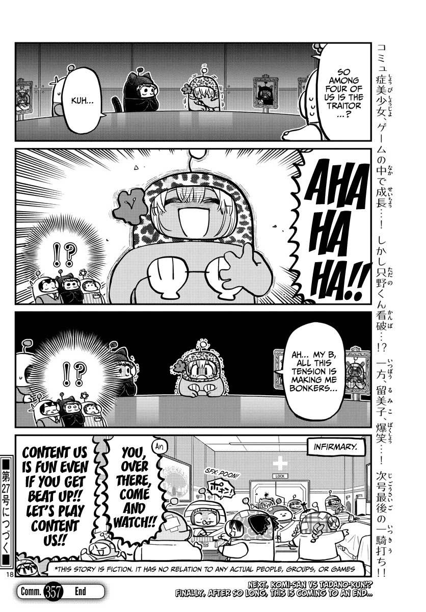 Komi-san wa Komyushou Desu chapter 357 - page 18