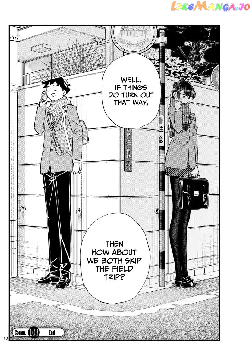 Komi-san wa Komyushou Desu chapter 103 - page 18