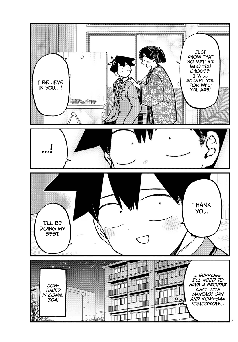Komi-san wa Komyushou Desu chapter 307 - page 7