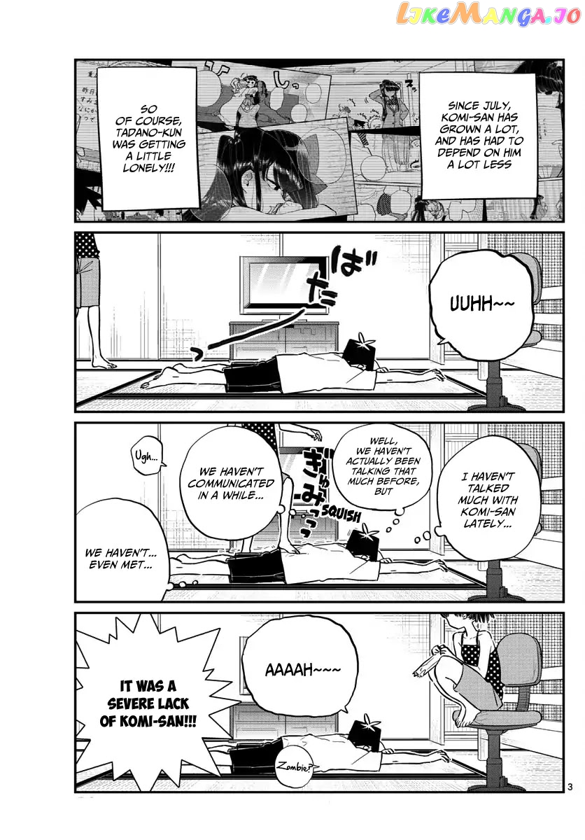 Komi-san wa Komyushou Desu chapter 178 - page 3