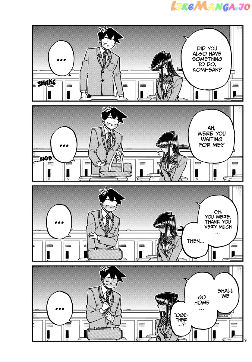 Komi-san wa Komyushou Desu chapter 314 - page 9