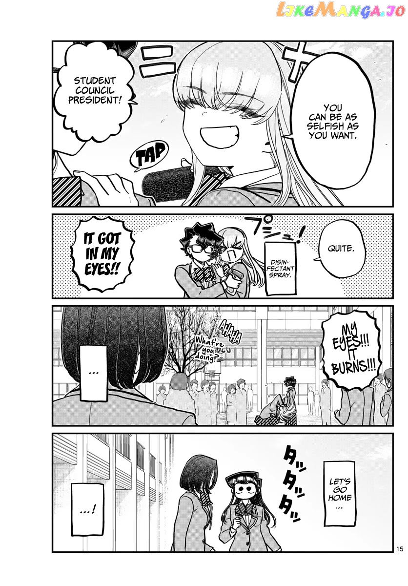 Komi-san wa Komyushou Desu chapter 315 - page 15