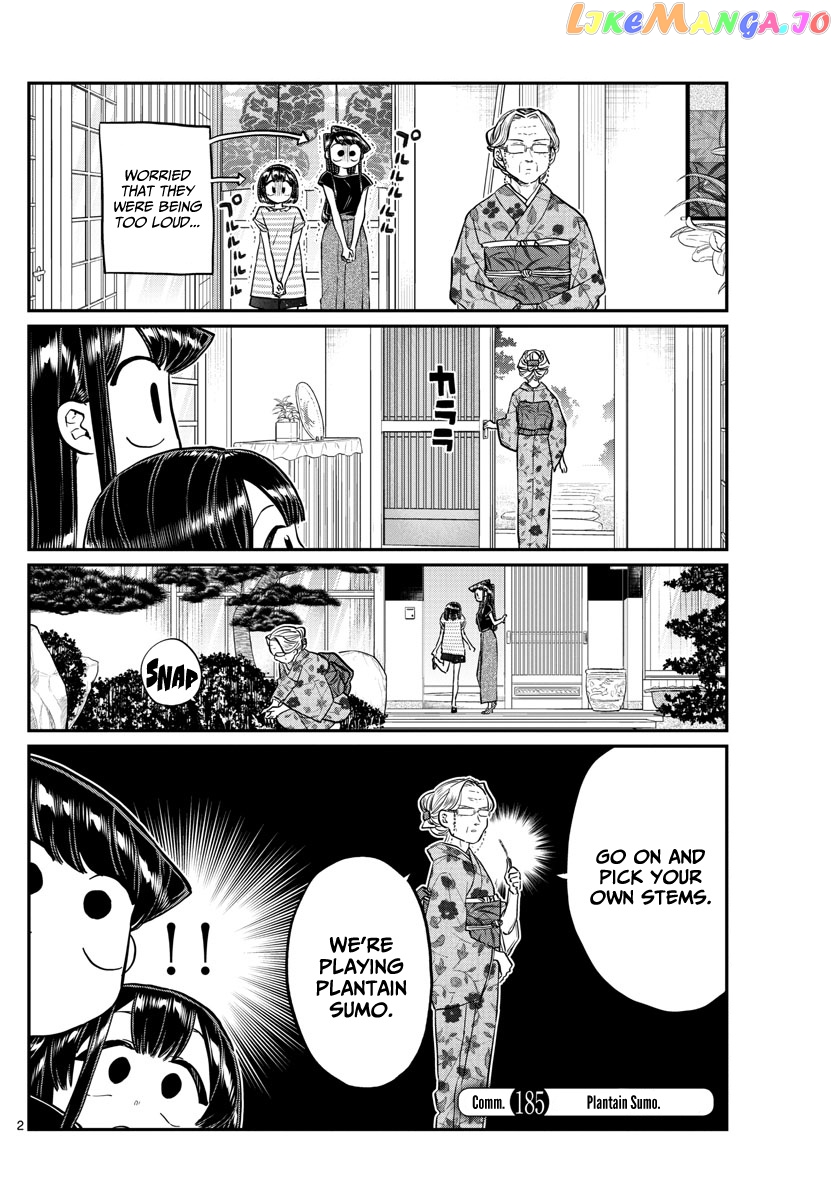 Komi-san wa Komyushou Desu chapter 185 - page 2