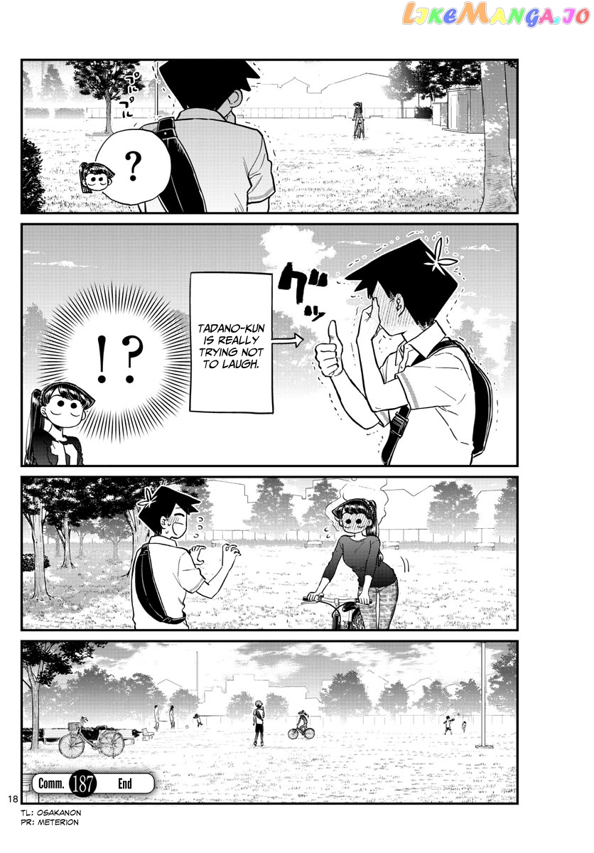 Komi-san wa Komyushou Desu chapter 187 - page 19