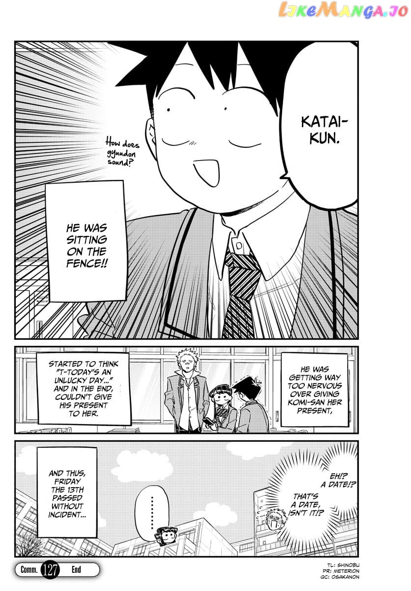 Komi-san wa Komyushou Desu chapter 127 - page 5