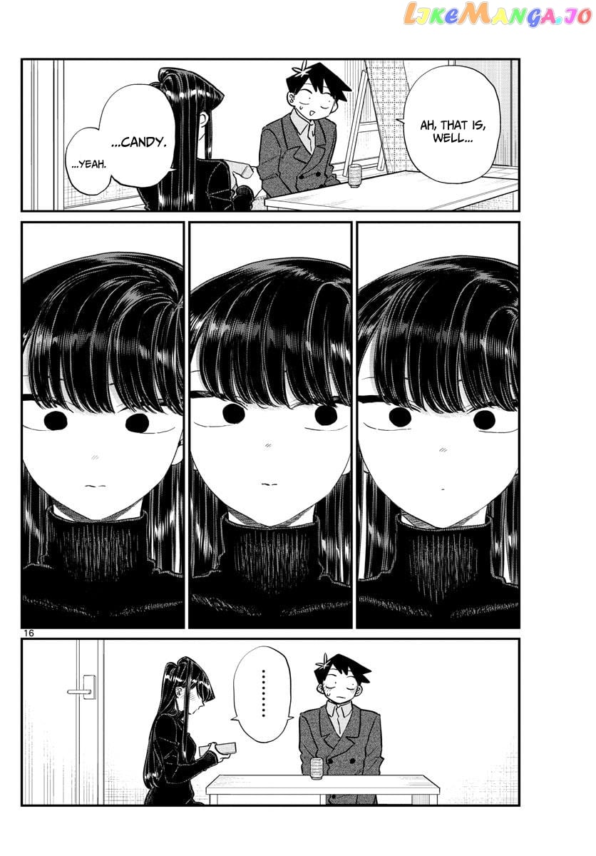 Komi-san wa Komyushou Desu chapter 128 - page 16
