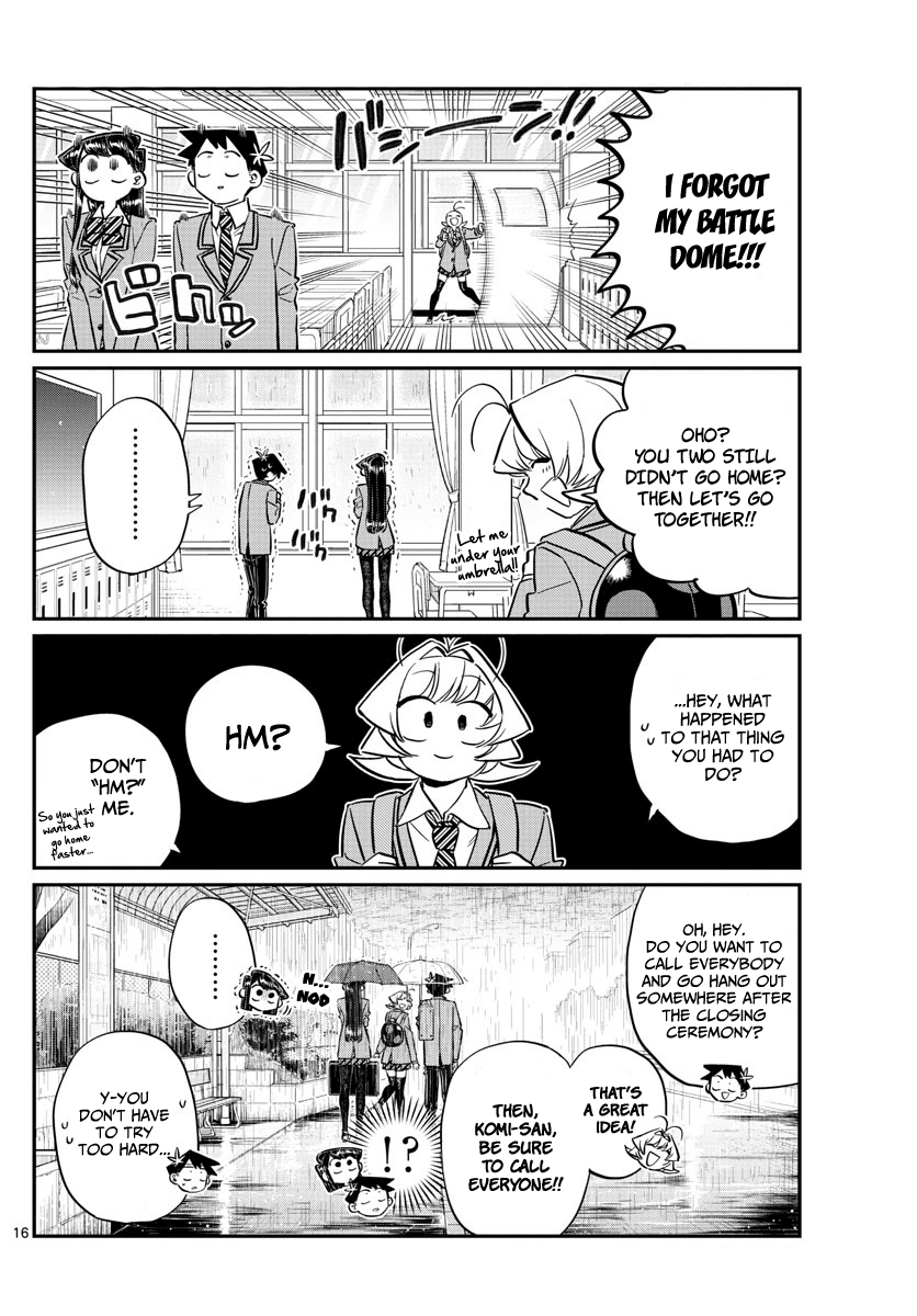 Komi-san wa Komyushou Desu chapter 129 - page 16