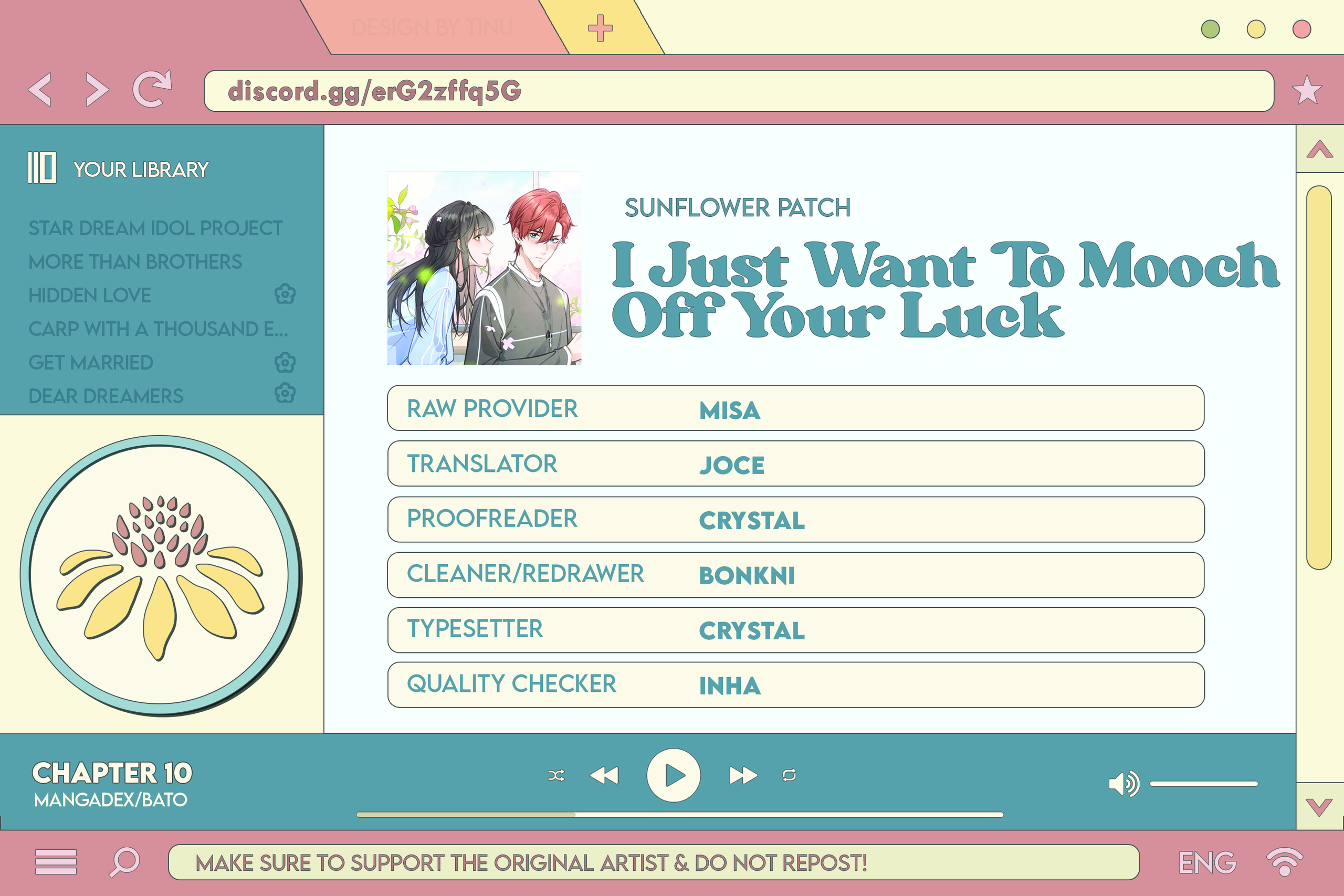 I Just Want To Mooch Off Your Luck Chapter 10 - page 17