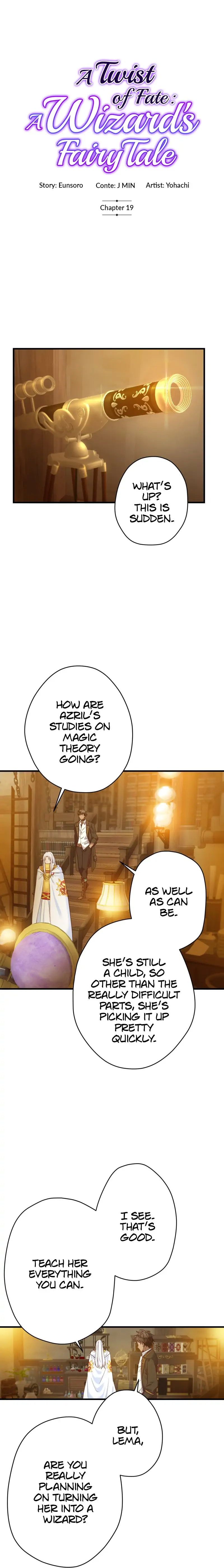 A Twist of Fate: A Wizard’s Fairy Tale chapter 19 - page 1