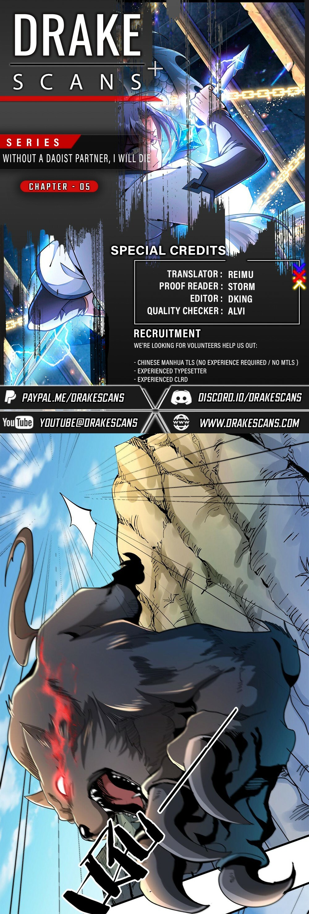 Without A Daoist Partner, I Will Die chapter 5 - page 1