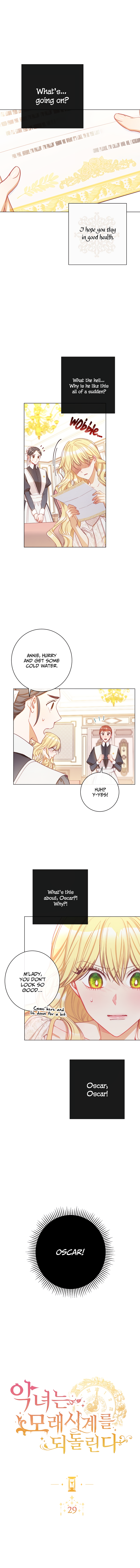 The Villainess Reverses the Hourglass Chapter 29 - page 1