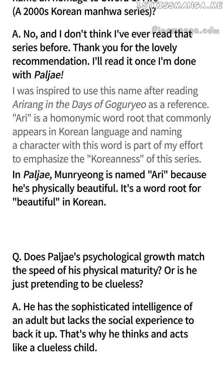 Paljae, Child of Winter chapter 45.5 - page 27