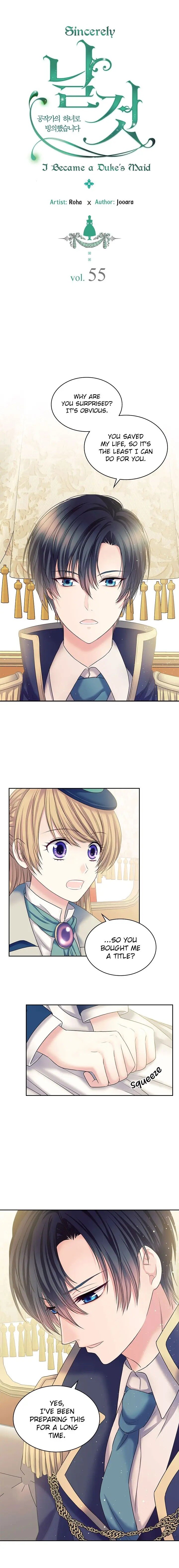 Sincerely: I Became a Duke’s Maid Chapter 55 - page 2