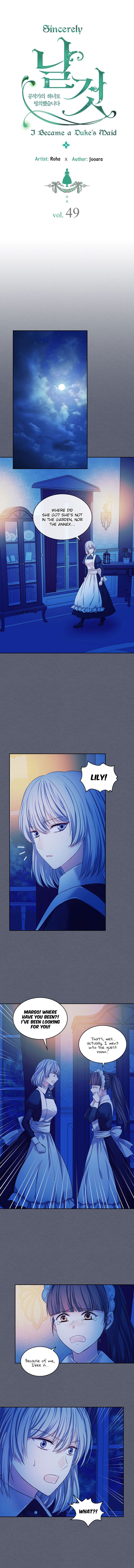 Sincerely: I Became a Duke’s Maid Chapter 49 - page 2