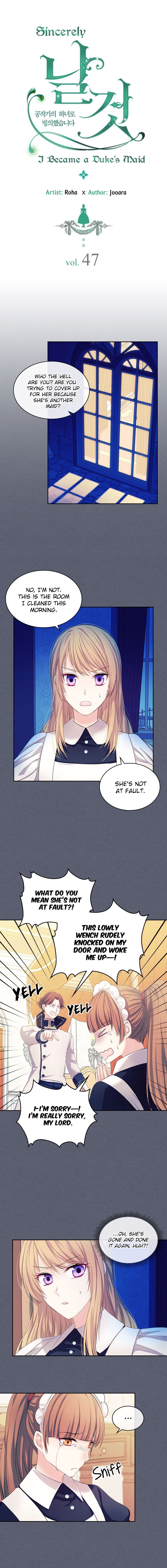 Sincerely: I Became a Duke’s Maid Chapter 47 - page 2