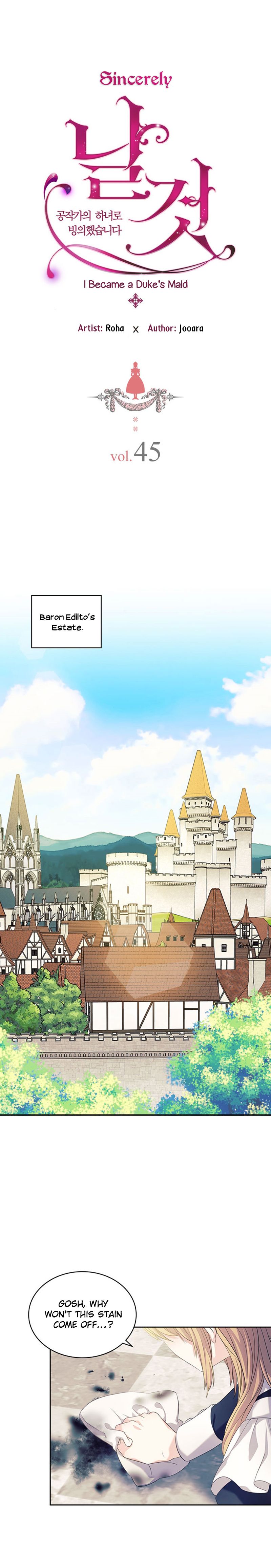Sincerely: I Became a Duke’s Maid Chapter 45 - page 2
