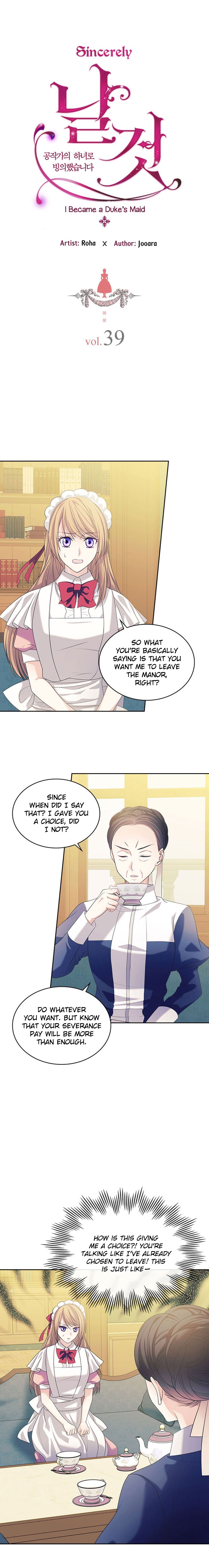 Sincerely: I Became a Duke’s Maid Chapter 39 - page 2