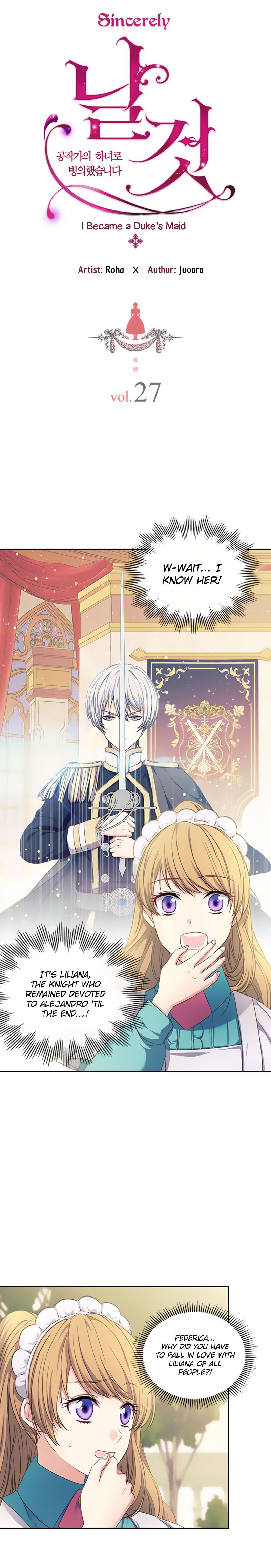 Sincerely: I Became a Duke’s Maid Chapter 27 - page 2