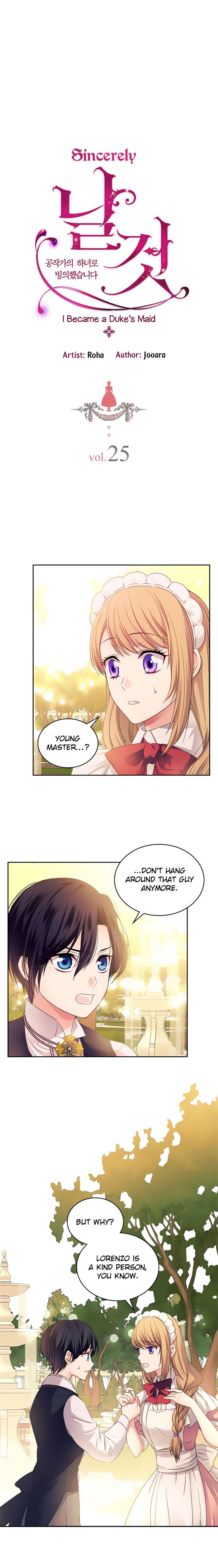 Sincerely: I Became a Duke’s Maid Chapter 25 - page 3
