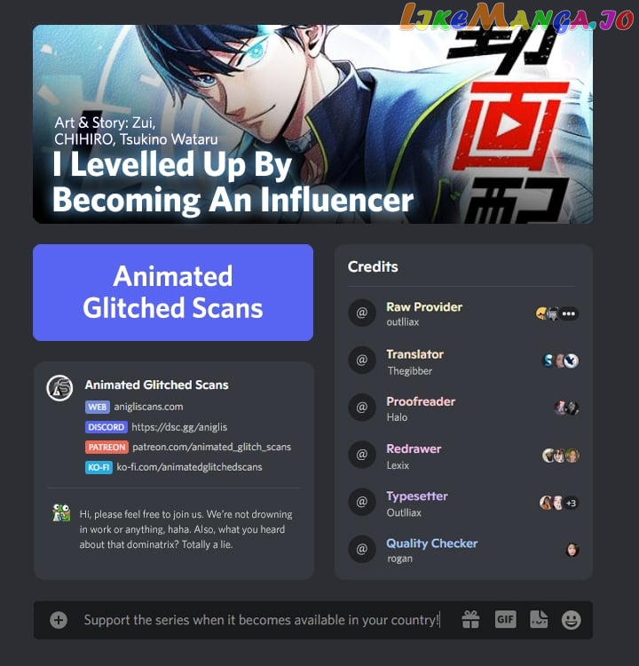 I Levelled Up by Becoming an Influencer Chapter 43 - page 1