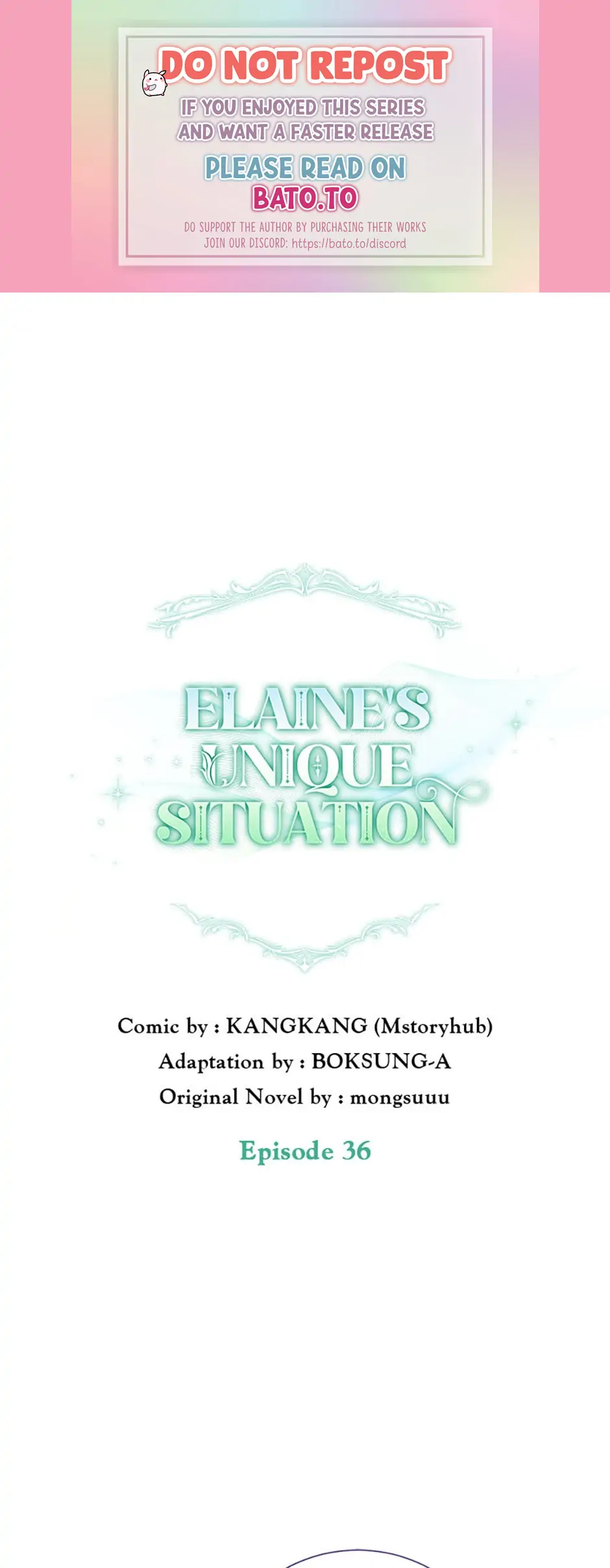 Elaine's Unique Situation Chapter 36 - page 1