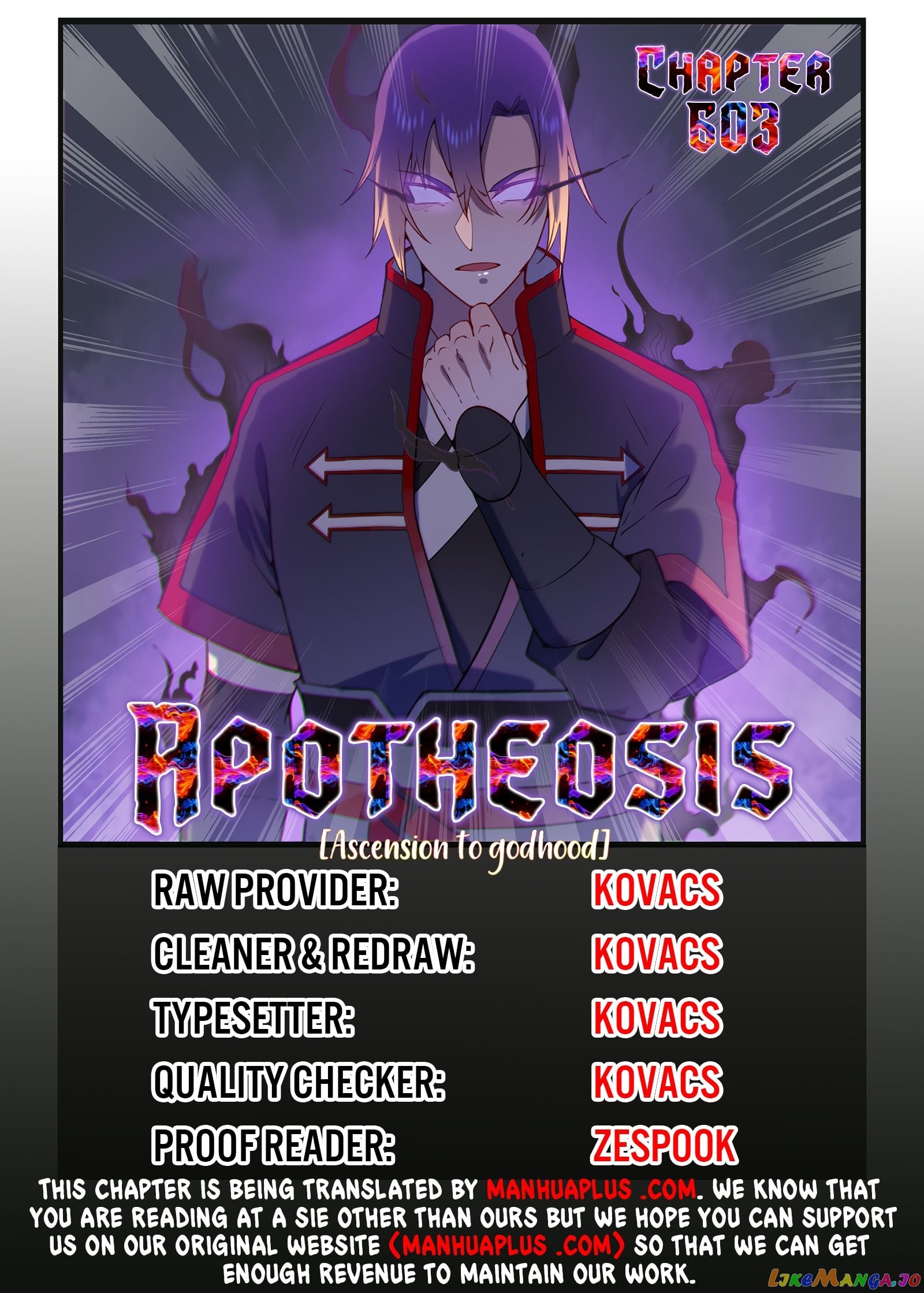 Apotheosis - Manhua chapter 603 - page 1
