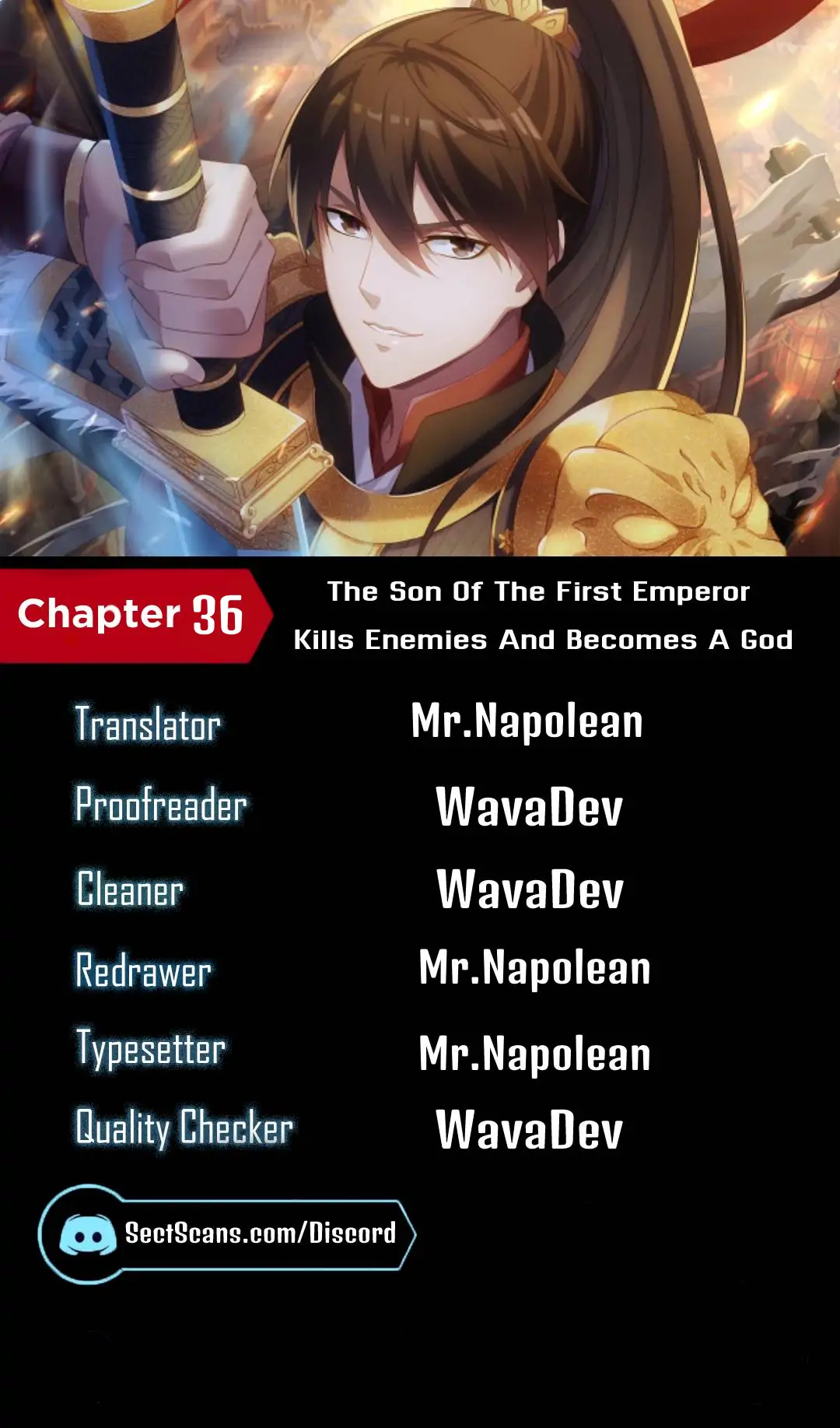The Son Of The First Emperor Kills Enemies And Becomes A God Chapter 36 - page 1
