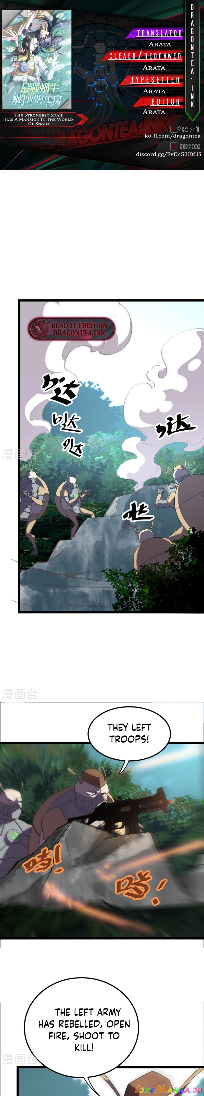 The Strongest Snail Has A Mansion In The World Of Snails chapter 50 - page 1