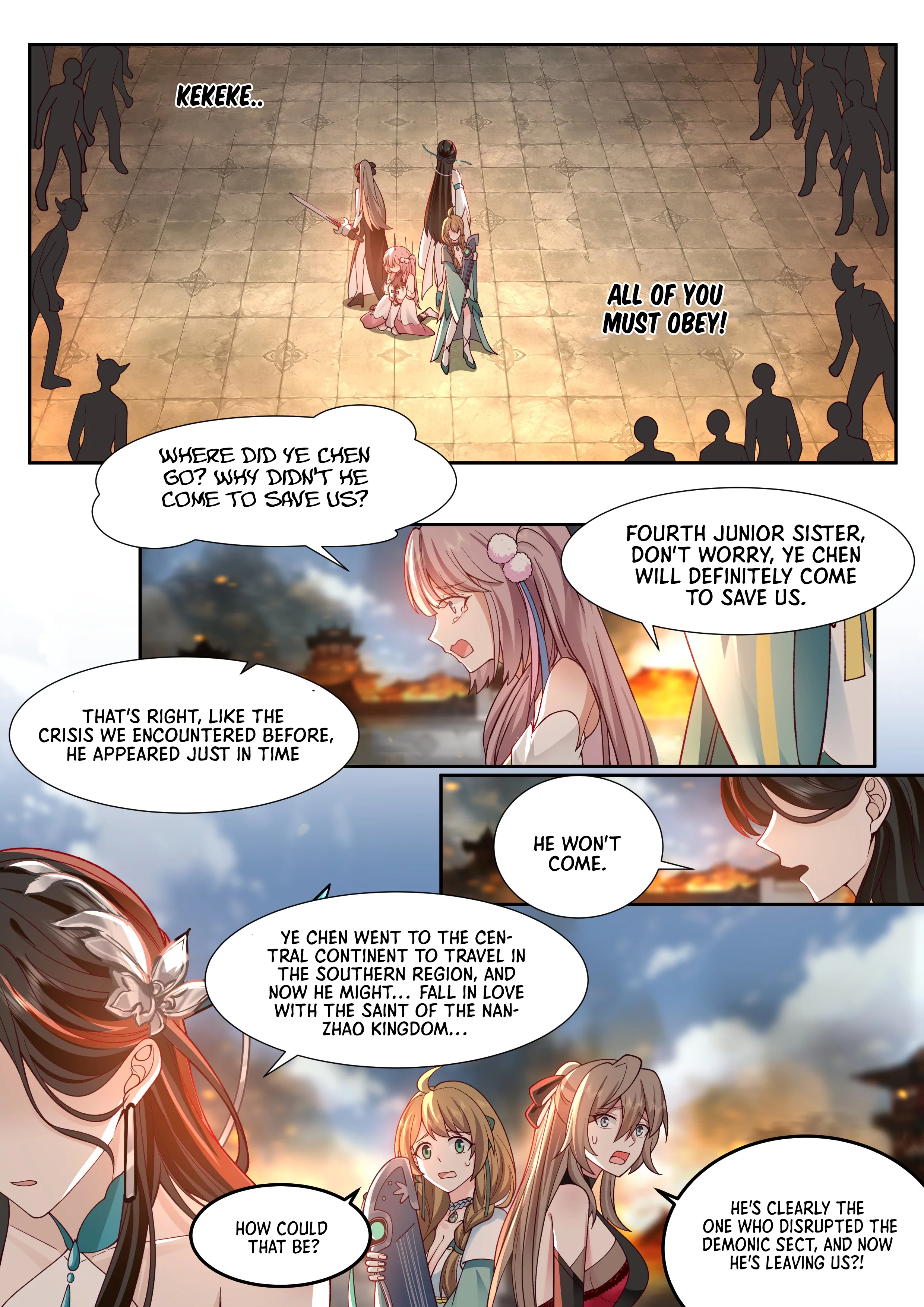 The Great Villain Senior Brother and All of His Yandere Junior Sisters Chapter 14 - page 5