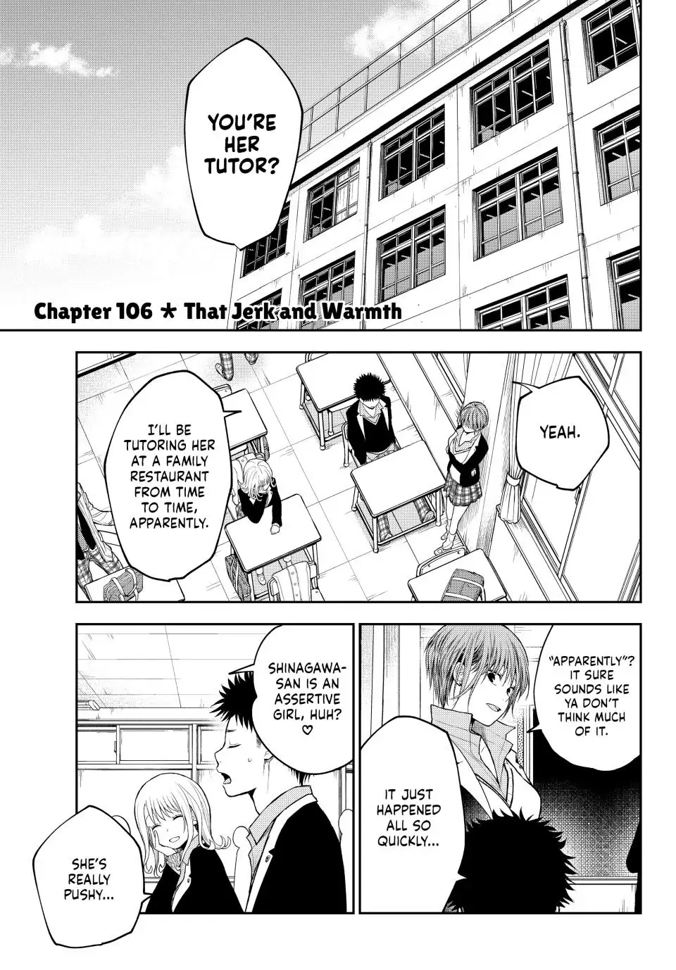 My Charms Are Wasted On Kuroiwa Medaka Chapter 106 - page 1