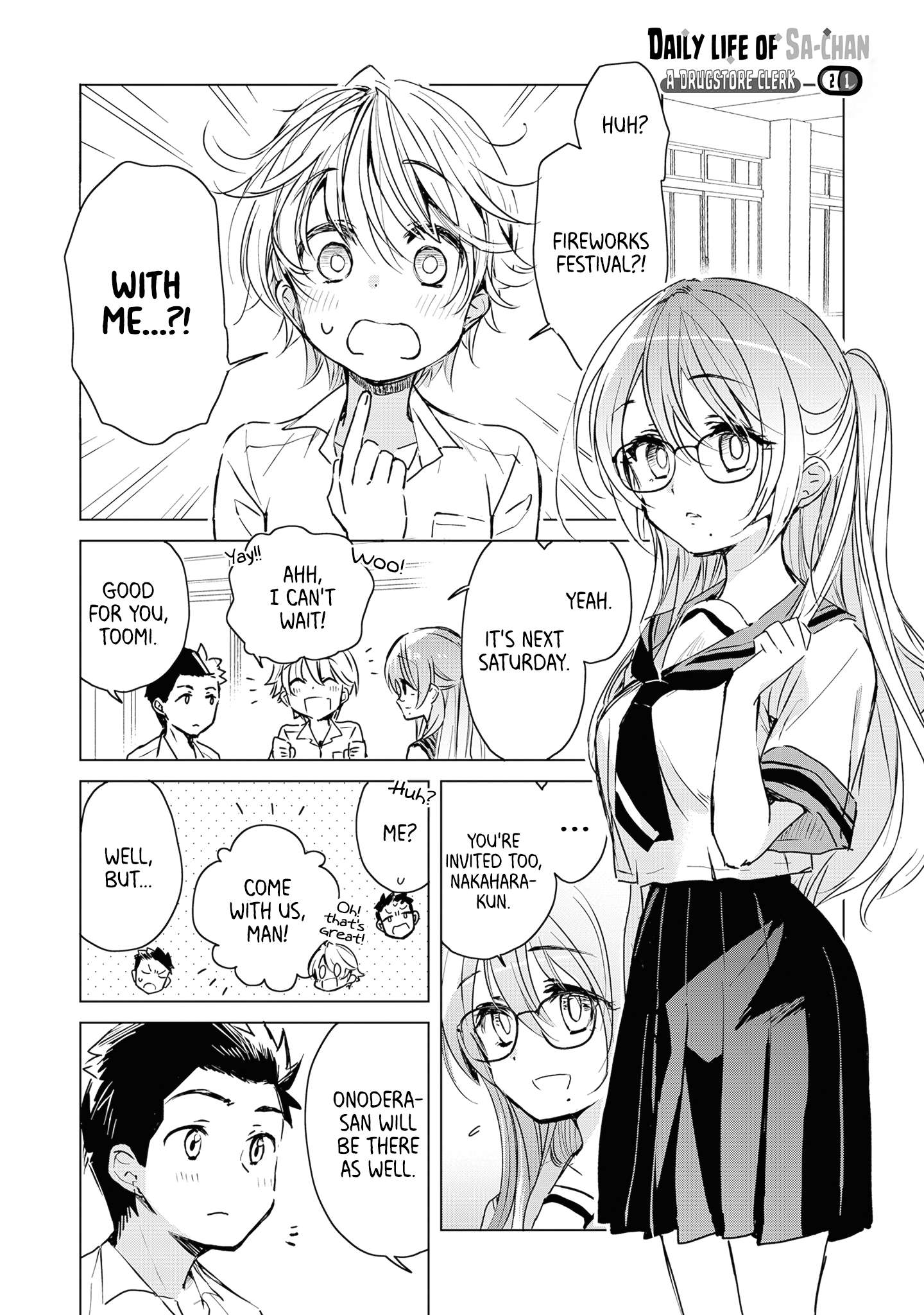 Daily Life Of Sa-Chan, A Drugstore Clerk Chapter 21 - page 1