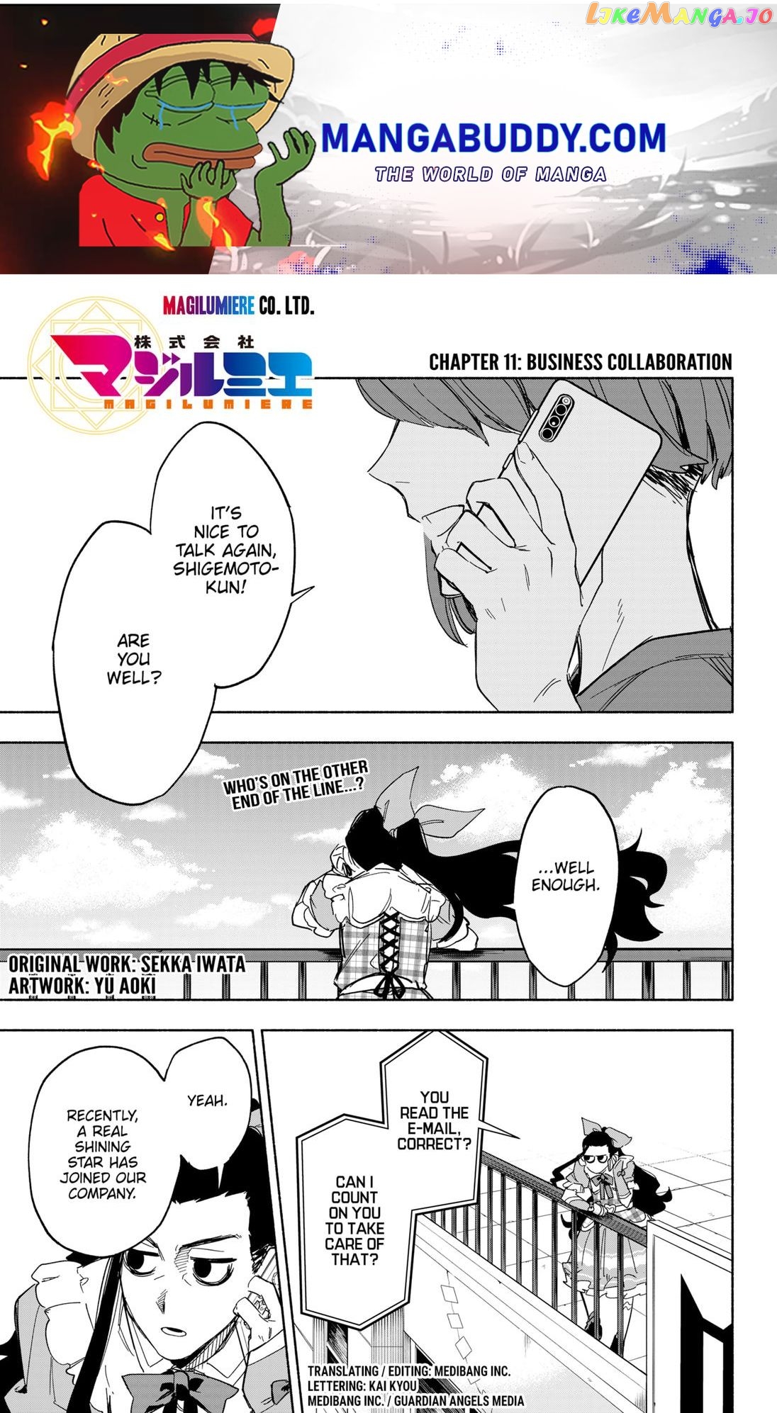 Kabushiki Gaisha Magi Lumiere chapter 11 - page 1