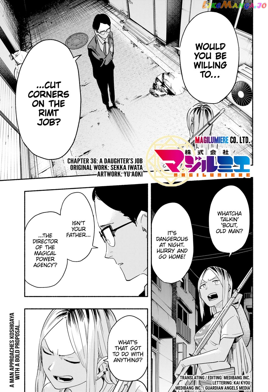 Kabushiki Gaisha Magi Lumiere chapter 36 - page 1