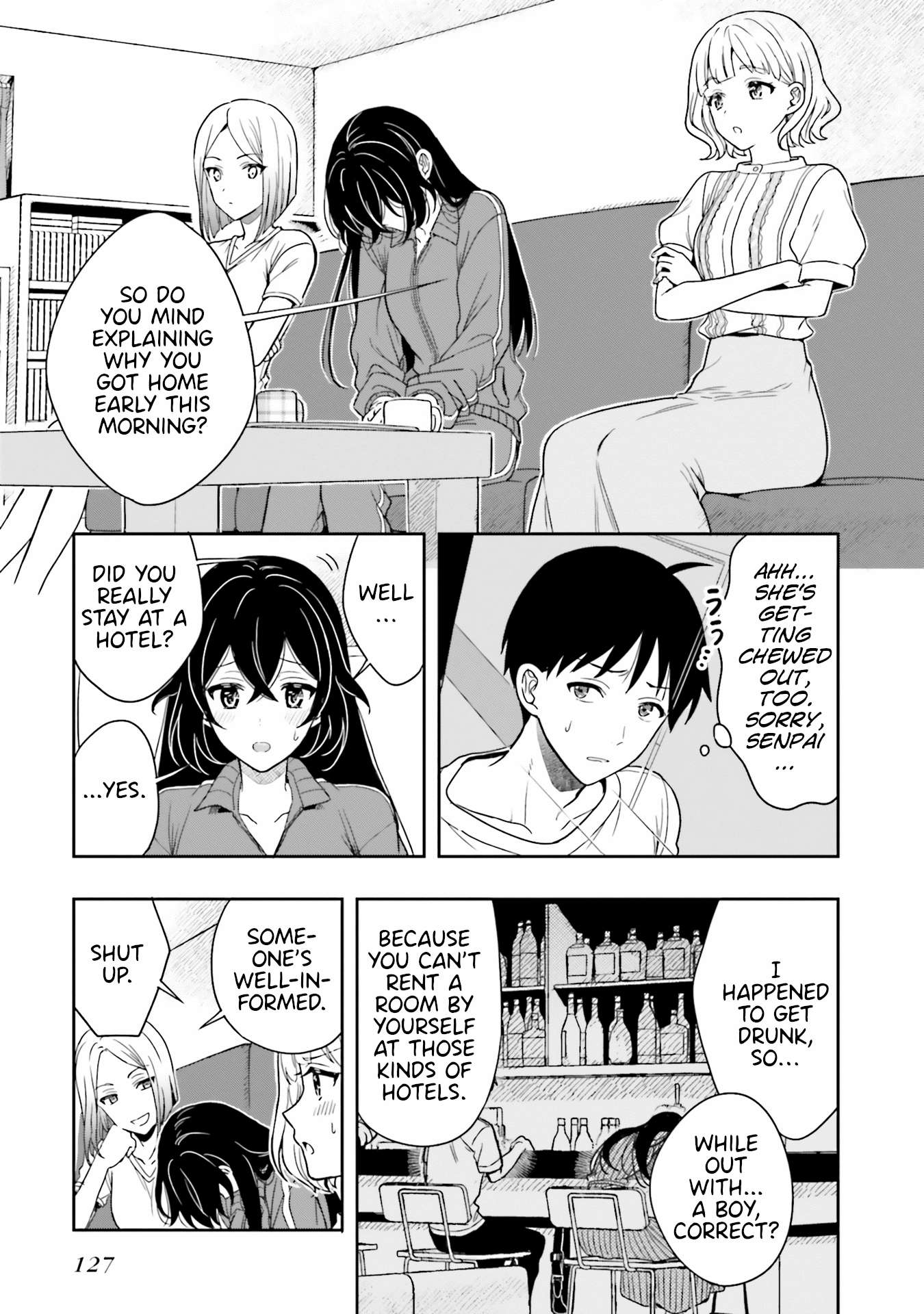 Takachiho Honoka-senpai ga Sukide Sukide Iroiro Gamandekinai. chapter 10 - page 14