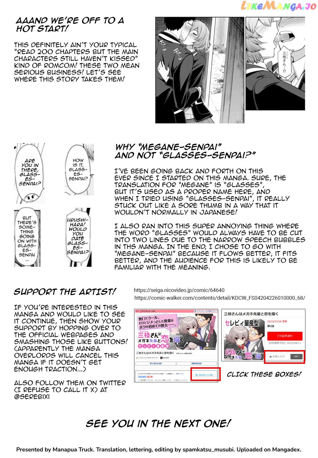Saegusa-San Wa Megane-Senpai To Koi O Egaku chapter 1 - page 22