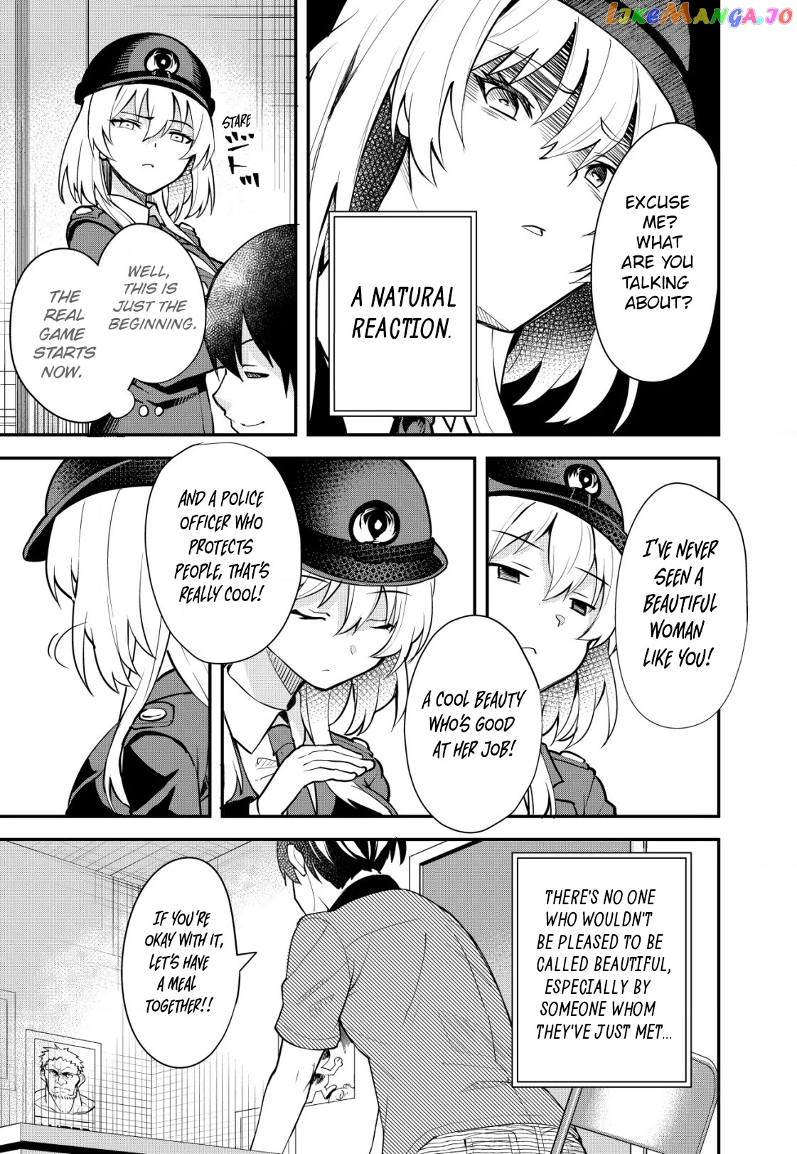 Sagishi to Keisatsukan no Rennai Kyori Chapter 1 - page 16