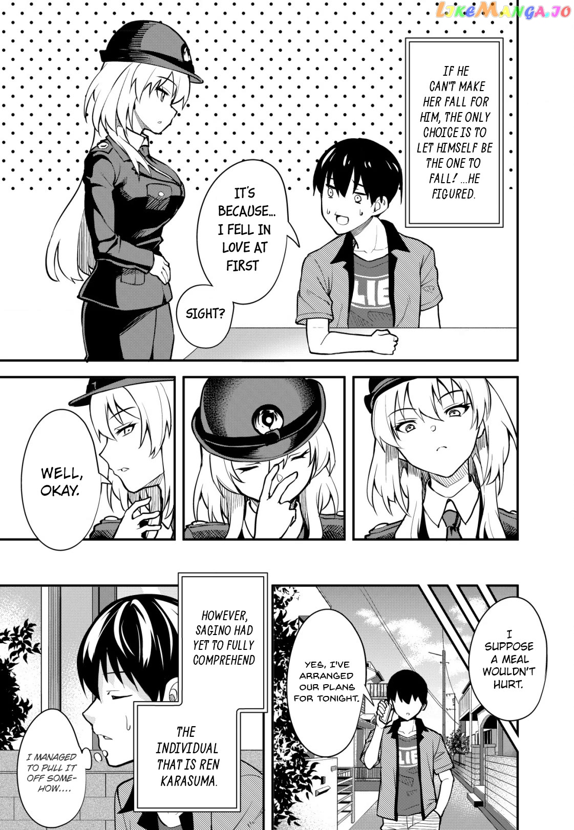 Sagishi to Keisatsukan no Rennai Kyori Chapter 1 - page 18