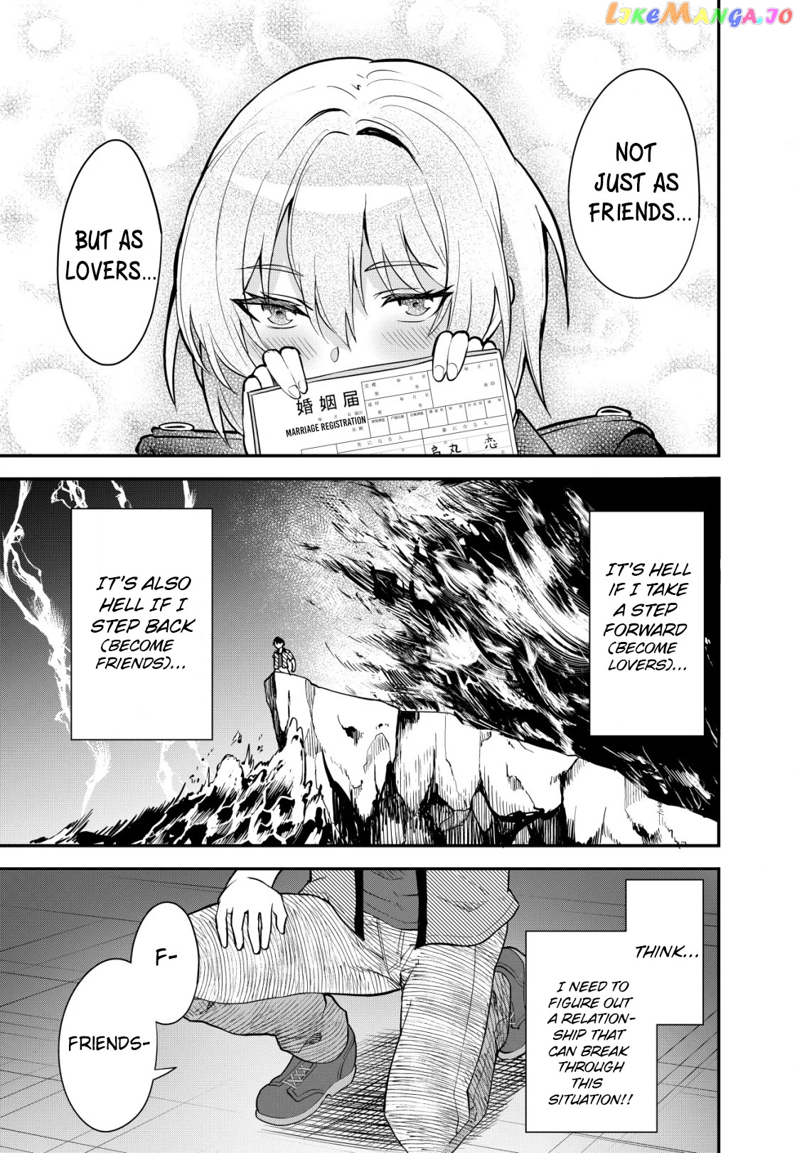 Sagishi to Keisatsukan no Rennai Kyori Chapter 1 - page 30