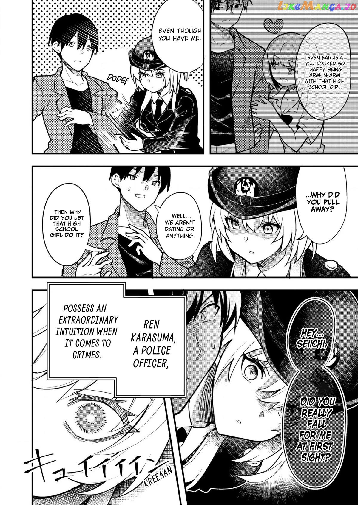 Sagishi to Keisatsukan no Rennai Kyori Chapter 2 - page 8