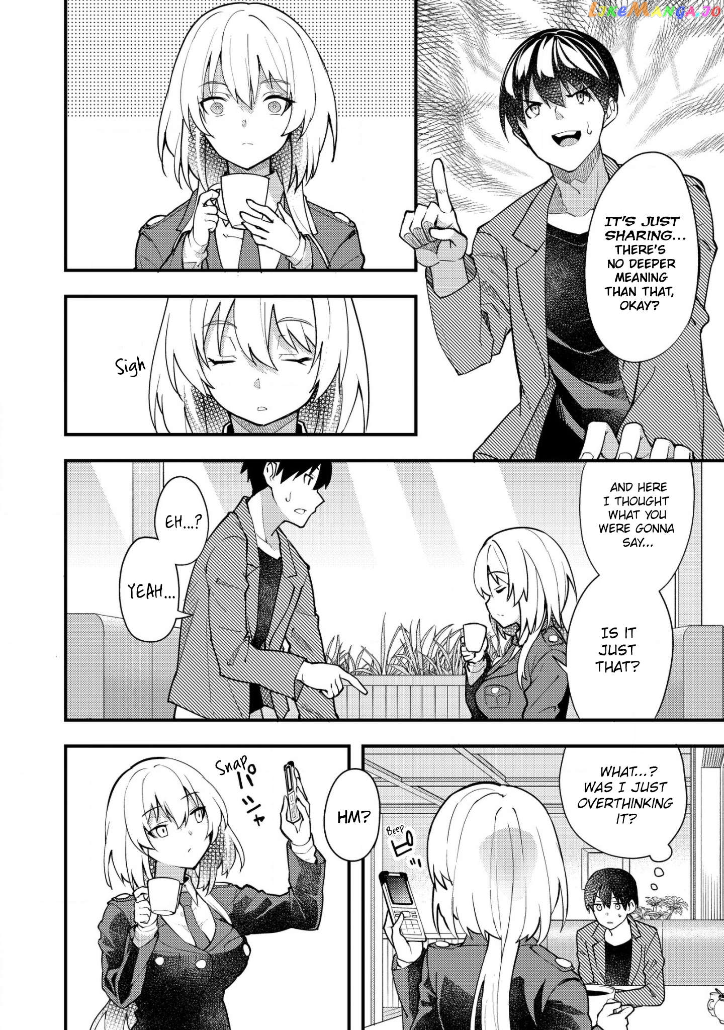 Sagishi to Keisatsukan no Rennai Kyori Chapter 3 - page 12