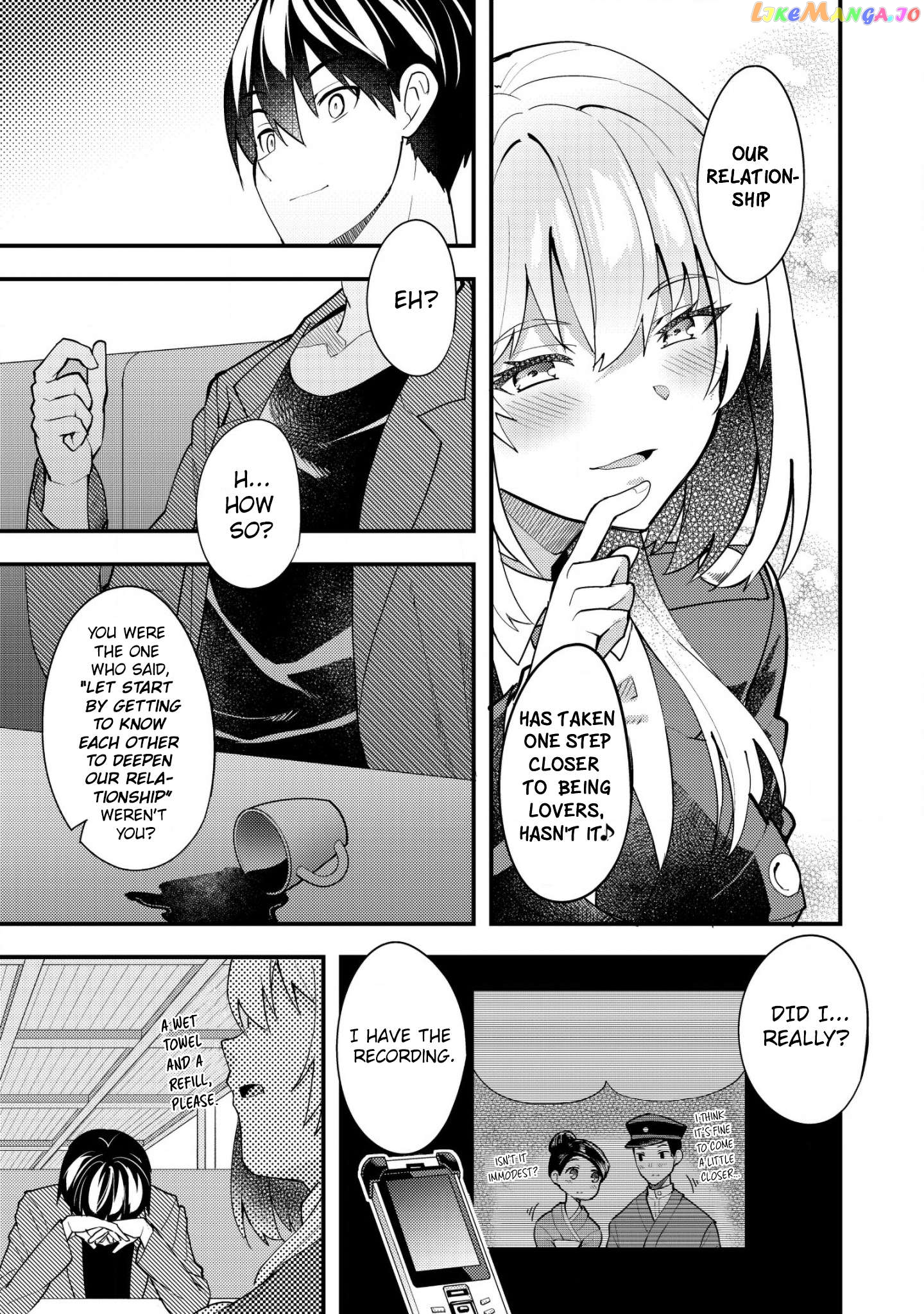 Sagishi to Keisatsukan no Rennai Kyori Chapter 3 - page 19