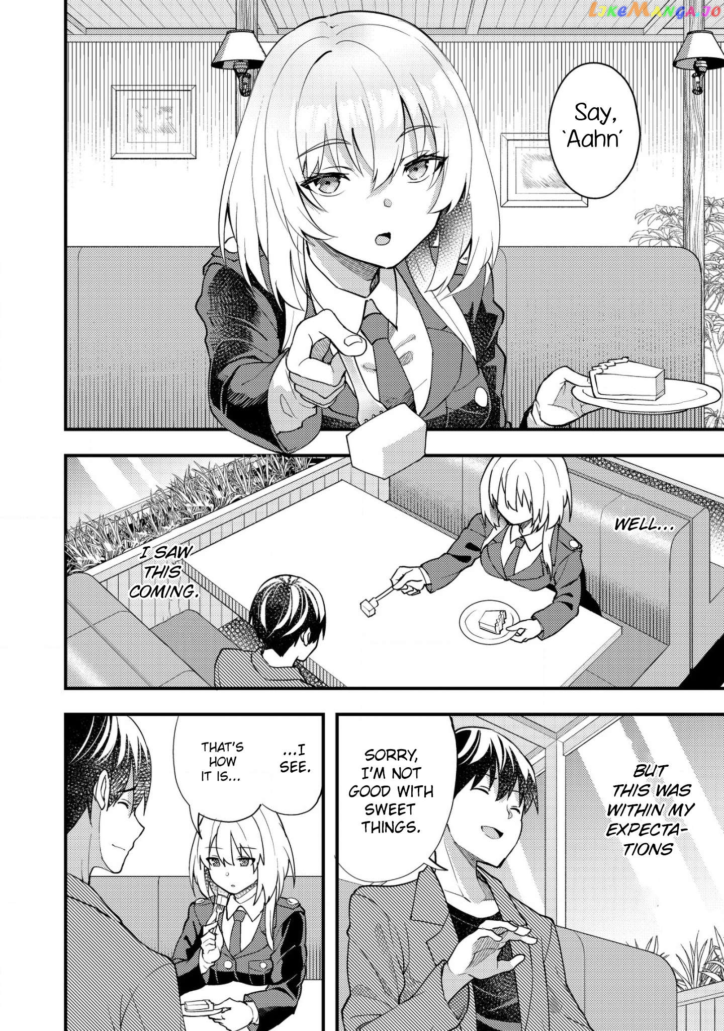 Sagishi to Keisatsukan no Rennai Kyori Chapter 3 - page 4