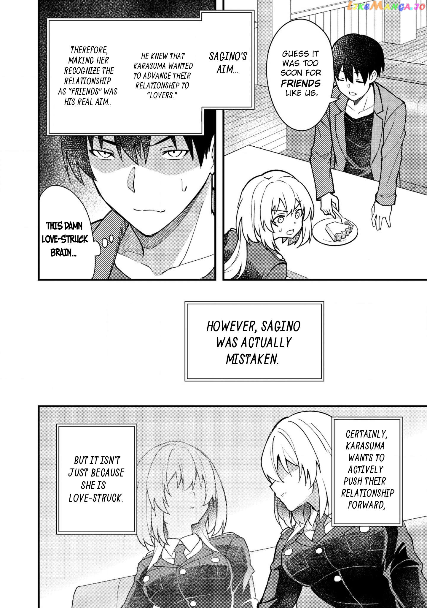 Sagishi to Keisatsukan no Rennai Kyori Chapter 3 - page 8