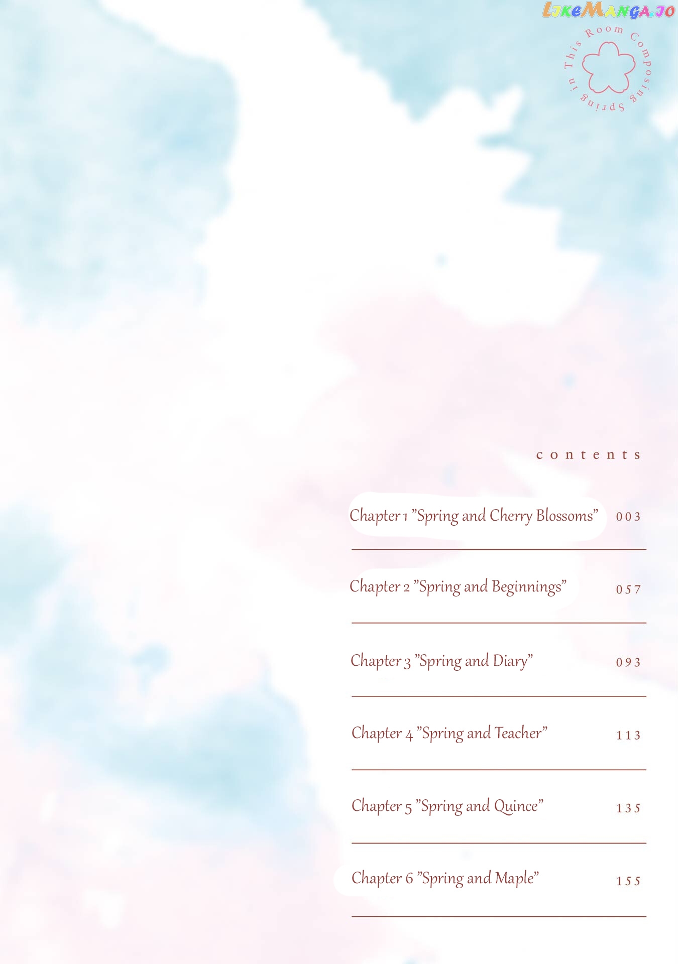 Haru Tsuzuru, Sakura Saku Kono Heya De chapter 1 - page 4