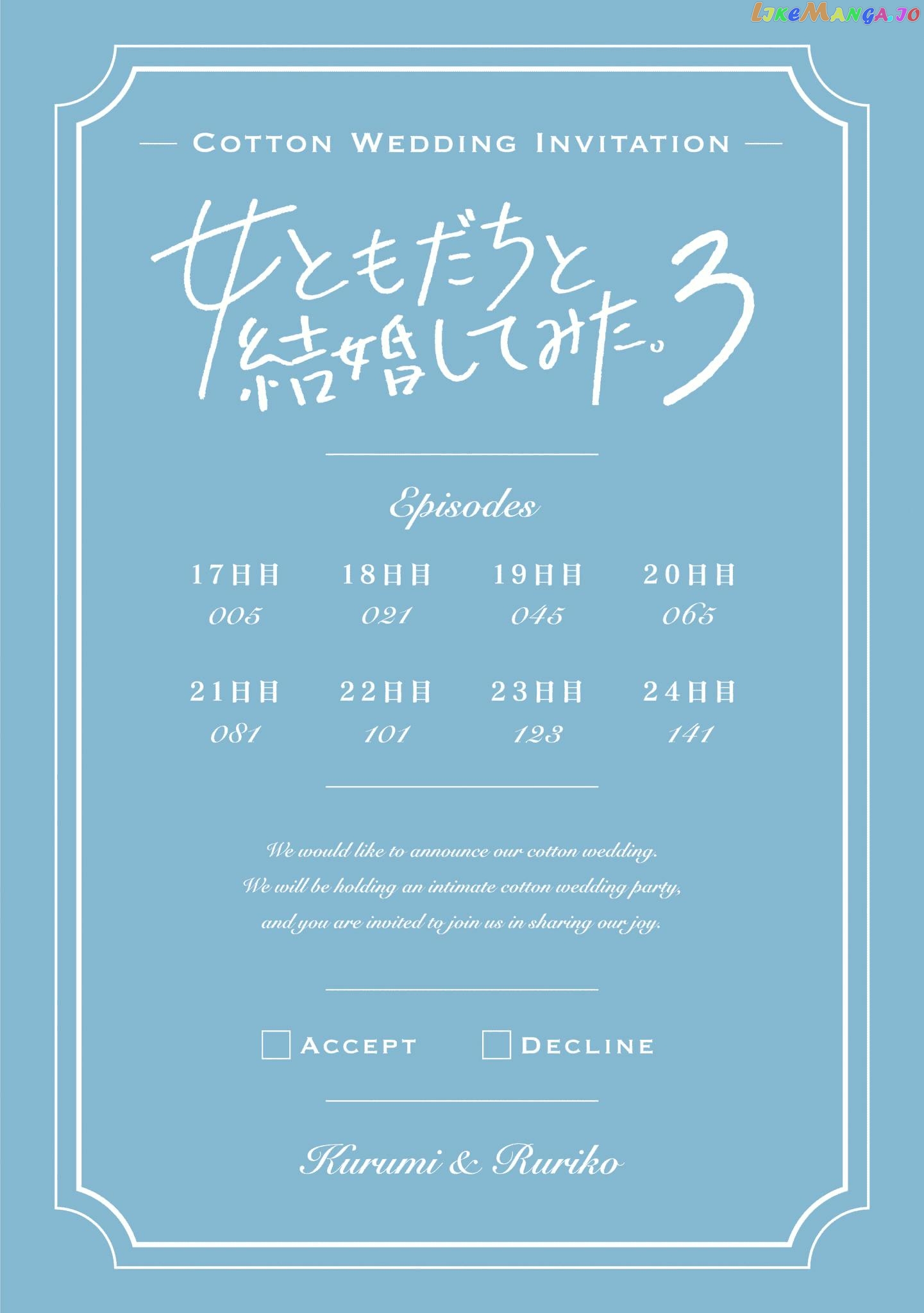 Onna Tomodachi To Kekkon Shitemita chapter 24.5 - page 7